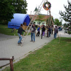 Stavění máje 6.6.2009