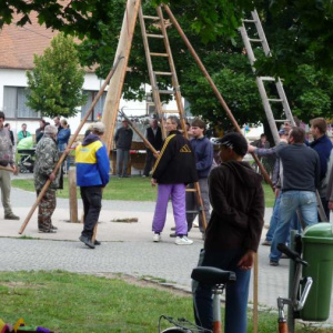 Stavění máje 6.6.2009
