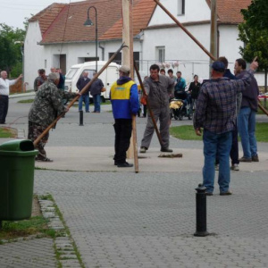 Stavění máje 6.6.2009