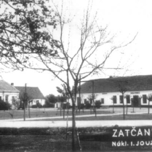 Náves kolem roku 1920