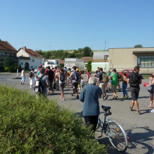 27.8.2011 Začátek pěší poutě v Lovčičkách