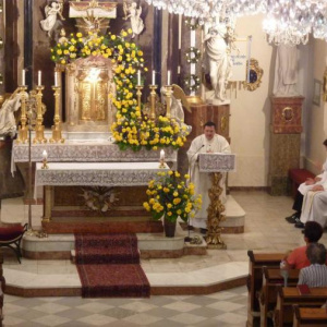27.8.2011 Mše svatá sloužená otcem Oldřichem a otcem Jiřím