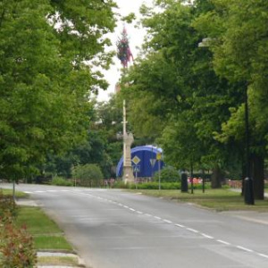 Hody 2008 - náves v sobotu