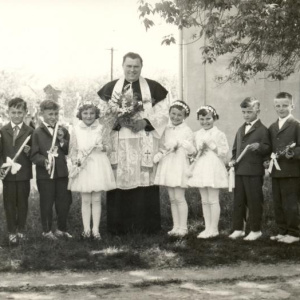 1965 První sv. přijímání s P. Františkem Šrámkem