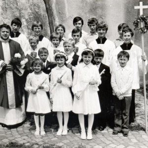 1981 První sv. přijímání s P. Otmarem Kaplanem