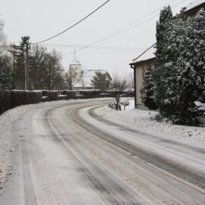 23.2.2013 zatáčka na Návsi