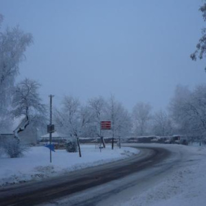 Zatáčka na Návsi 4.12.2010