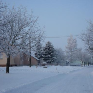 Ovčírny směrem ke školce 4.12.2010