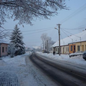 Třebomyslická směrem ke mlýnu 4.12.2010